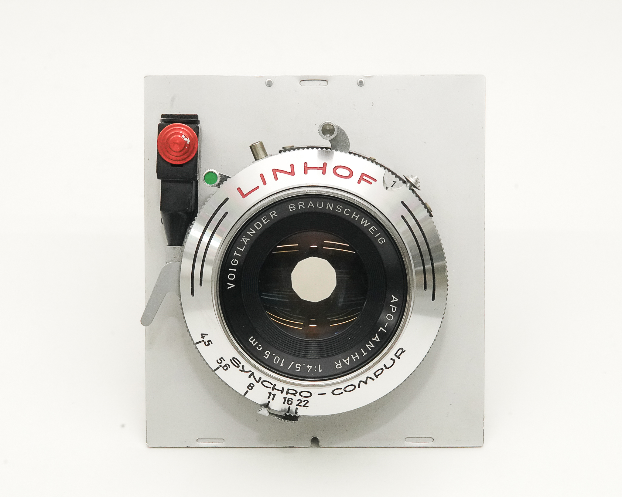 105/4.5 APO-LANTHAR (Linhofネーム入り) VOIGTLANTHAR Germany 6×9 3型4型共通ボード付きの画像