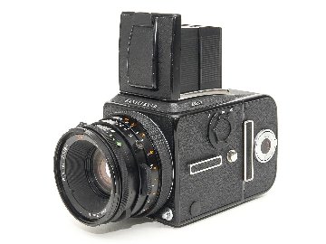 Hasselblad 503CX ☆80/2.8 Planar T* (CFレンズ) A-12マガジン 疑似アキュートマット焦点板  ラピットクランク ネックストラップ  日本語使用説明書付　95% の画像