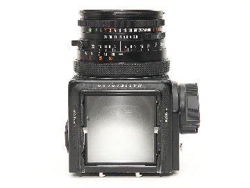 Hasselblad 503CX ☆80/2.8 Planar T* (CFレンズ) A-12マガジン 疑似アキュートマット焦点板  ラピットクランク ネックストラップ  日本語使用説明書付　95% の画像