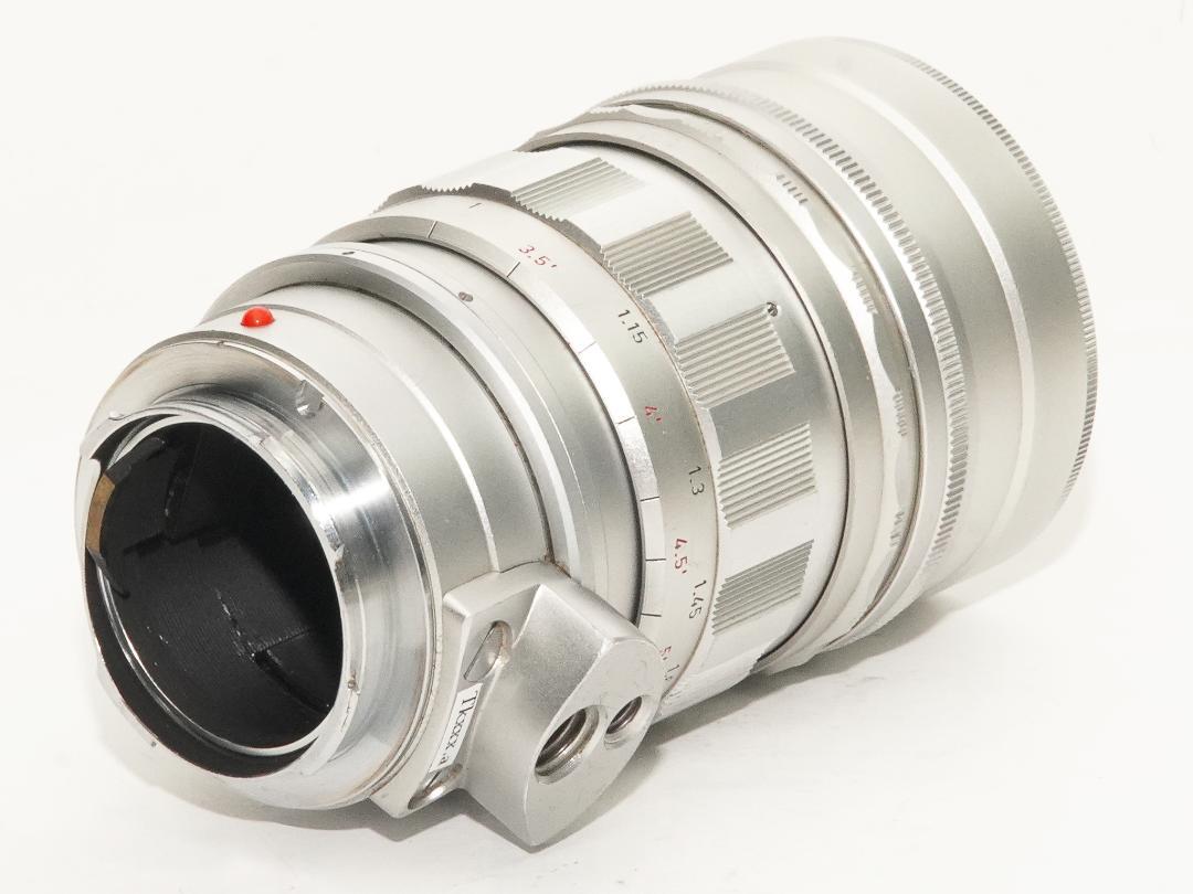 90/2 SUMMICRON L#1681992 (ズミクロン) Rare (フリセット絞り窓型)ライカ M用  距離計連動 レンズフード内臓 の画像