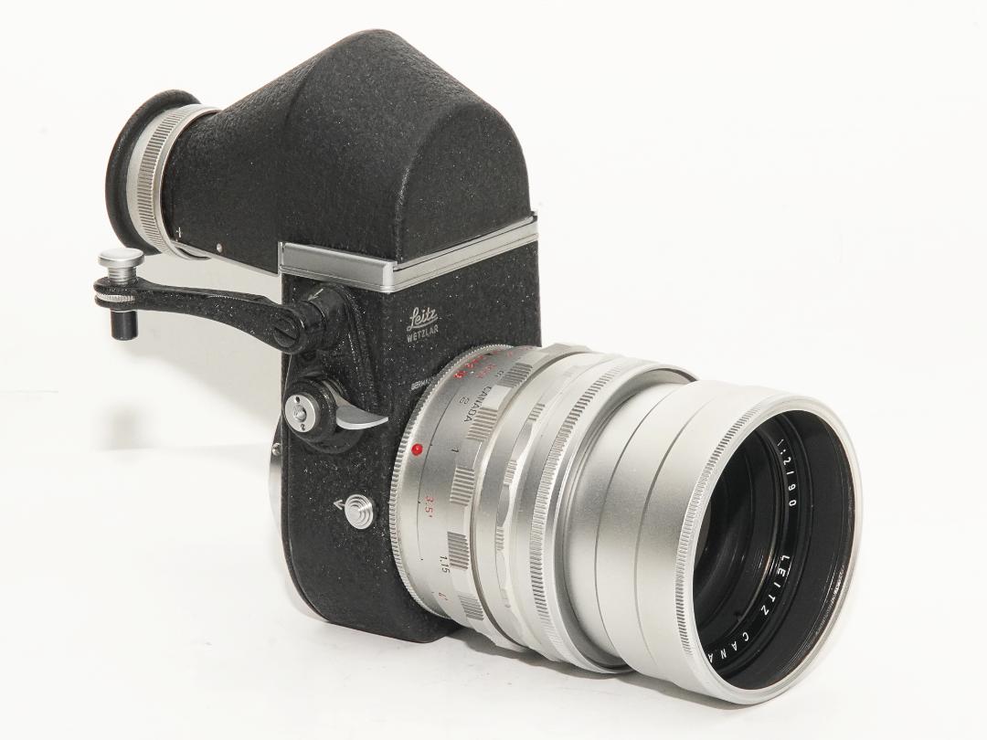 90/2 SUMMICRON L#1681992 (ズミクロン) Rare (フリセット絞り窓型)ライカ M用  距離計連動 レンズフード内臓 の画像