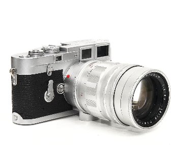 90/2 SUMMICRON L#1681992 (ズミクロン) Rare (フリセット絞り窓型)ライカ M用  距離計連動 レンズフード内臓 の画像