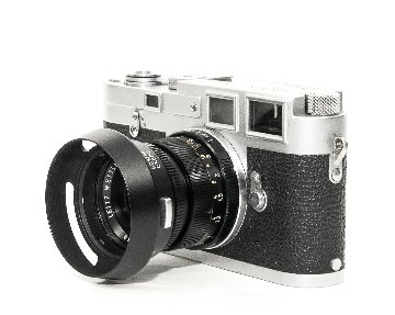 50/2 Summicron L#2454003 (made in Germany) ライカＭ用  後キャップ付  Pケース付 メタルレンズフード付　フードキヤップ付　　 距離計連動の画像