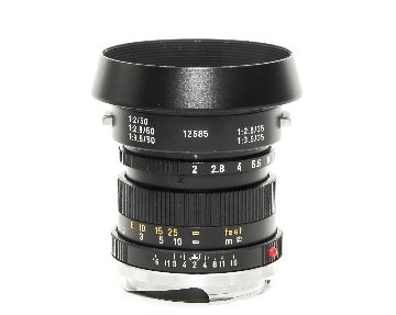 50/2 Summicron L#2454003 (made in Germany) ライカＭ用  後キャップ付  Pケース付 メタルレンズフード付　フードキヤップ付　　 距離計連動の画像