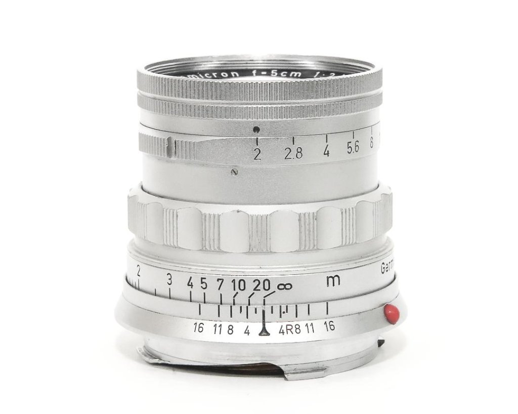 50/2 Summicron  SN.1400699   (Made in Germany) ライカＭ用    距離計連動 255g　第1世代（初代）1956年製, 1/152本の画像