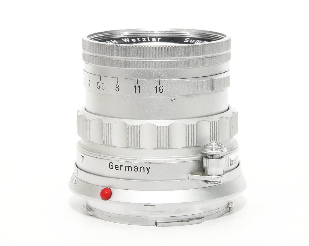 50/2 Summicron  SN.1400699   (Made in Germany) ライカＭ用    距離計連動 255g　第1世代（初代）1956年製, 1/152本の画像
