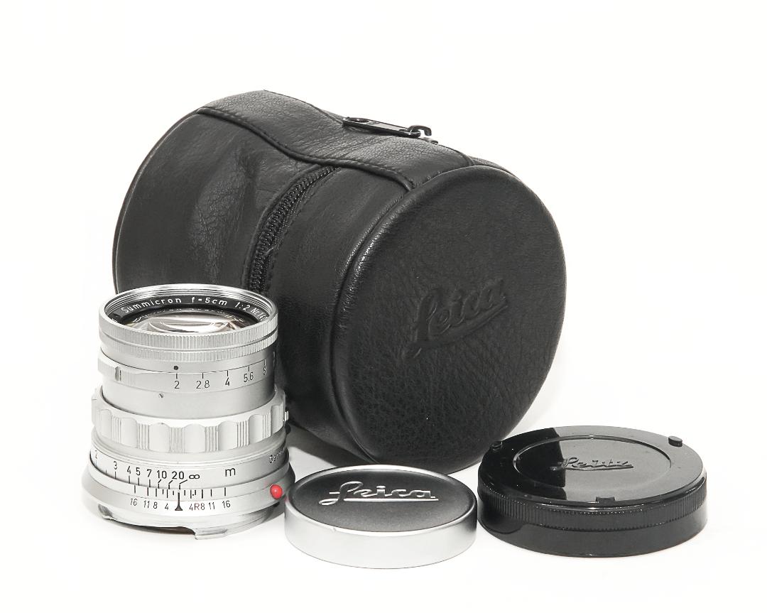 50/2 Summicron  SN.1400699   (Made in Germany) ライカＭ用    距離計連動 255g　第1世代（初代）1956年製, 1/152本の画像