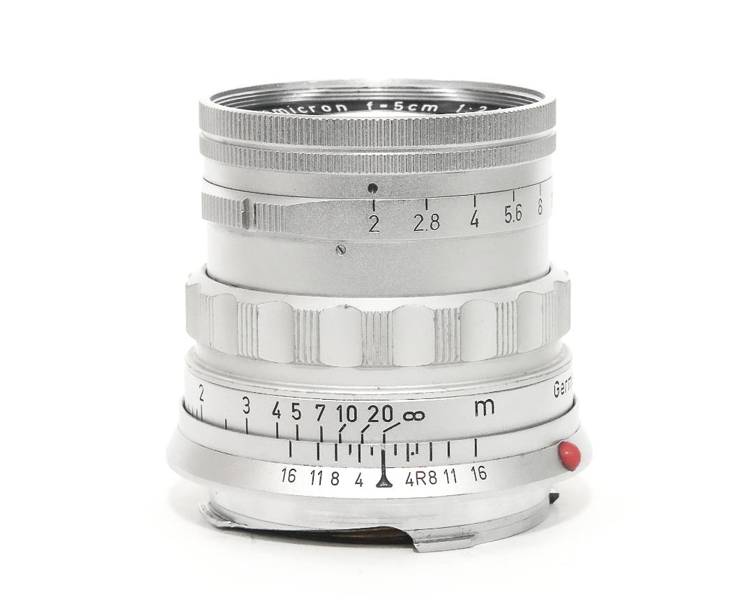 50/2 Summicron  SN.1400699   (Made in Germany) ライカＭ用    距離計連動 255g　第1世代（初代）1956年製, 1/152本の画像