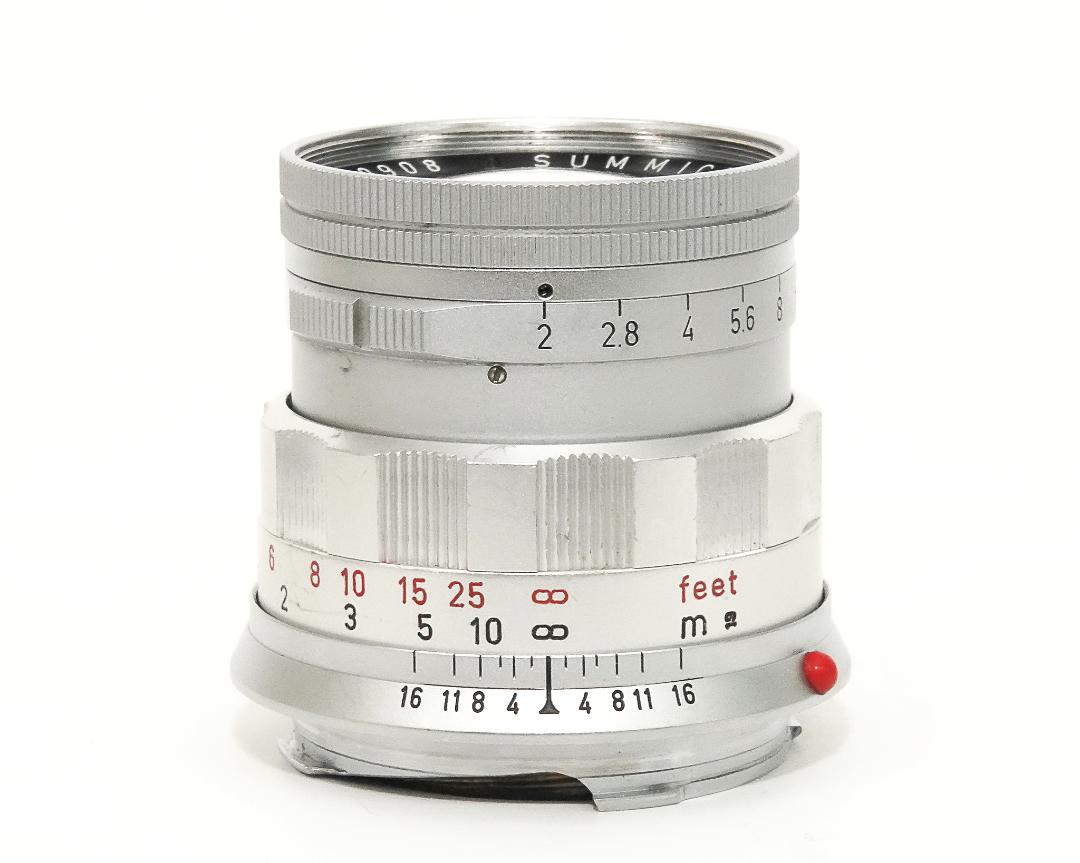 50/2 Summicron  SN.2160908  (Made in Germany) ライカＭ用    距離計連動　第1世代  後期型（最終盤）1966年製の画像