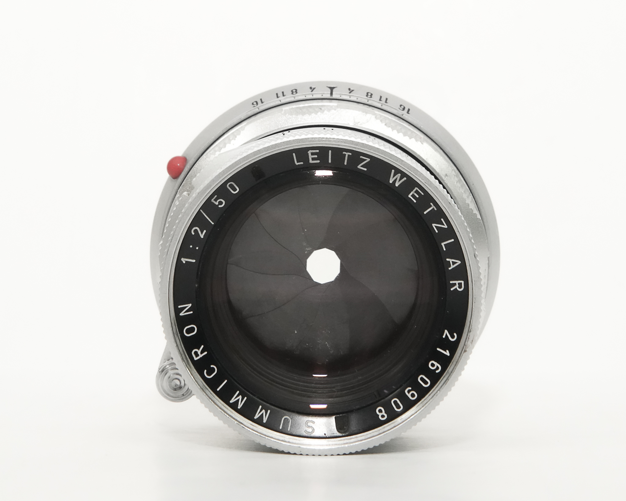 50/2 Summicron  SN.2160908  (Made in Germany) ライカＭ用    距離計連動　第1世代  後期型（最終盤）1966年製の画像