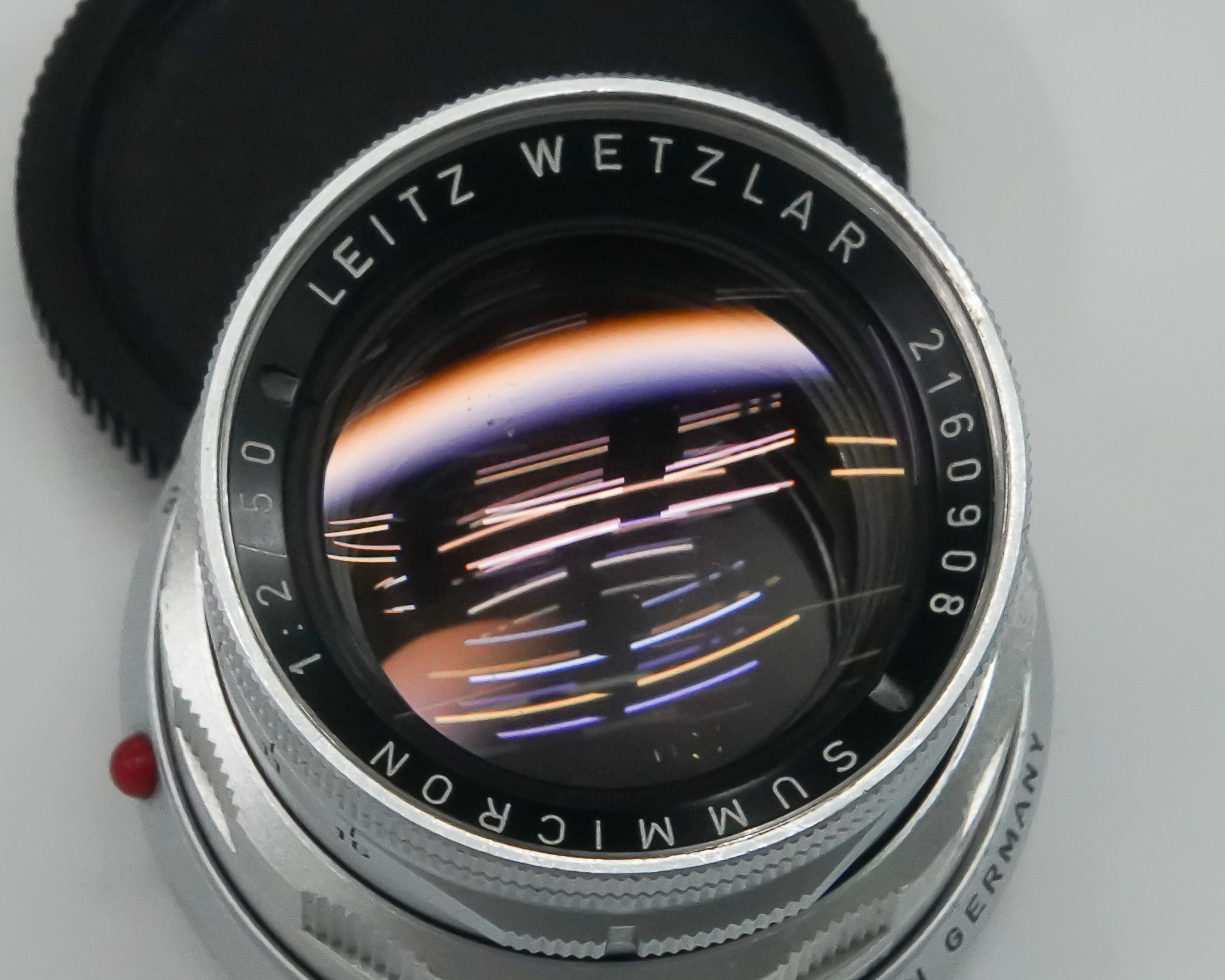 50/2 Summicron  SN.2160908  (Made in Germany) ライカＭ用    距離計連動　第1世代  後期型（最終盤）1966年製の画像