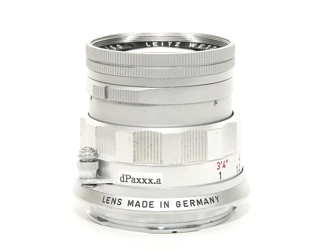 50/2 Summicron  SN.2160908  (Made in Germany) ライカＭ用    距離計連動　第1世代  後期型（最終盤）1966年製の画像