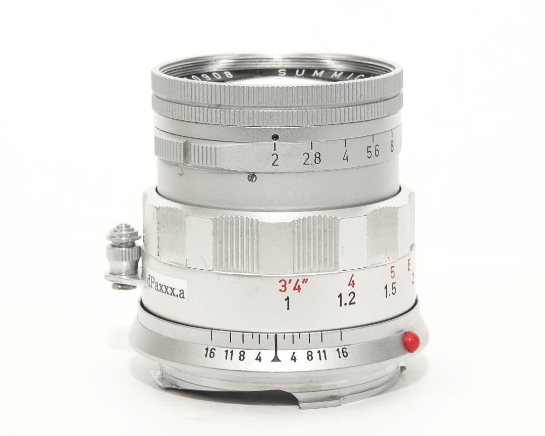 50/2 Summicron  SN.2160908  (Made in Germany) ライカＭ用    距離計連動　第1世代  後期型（最終盤）1966年製の画像