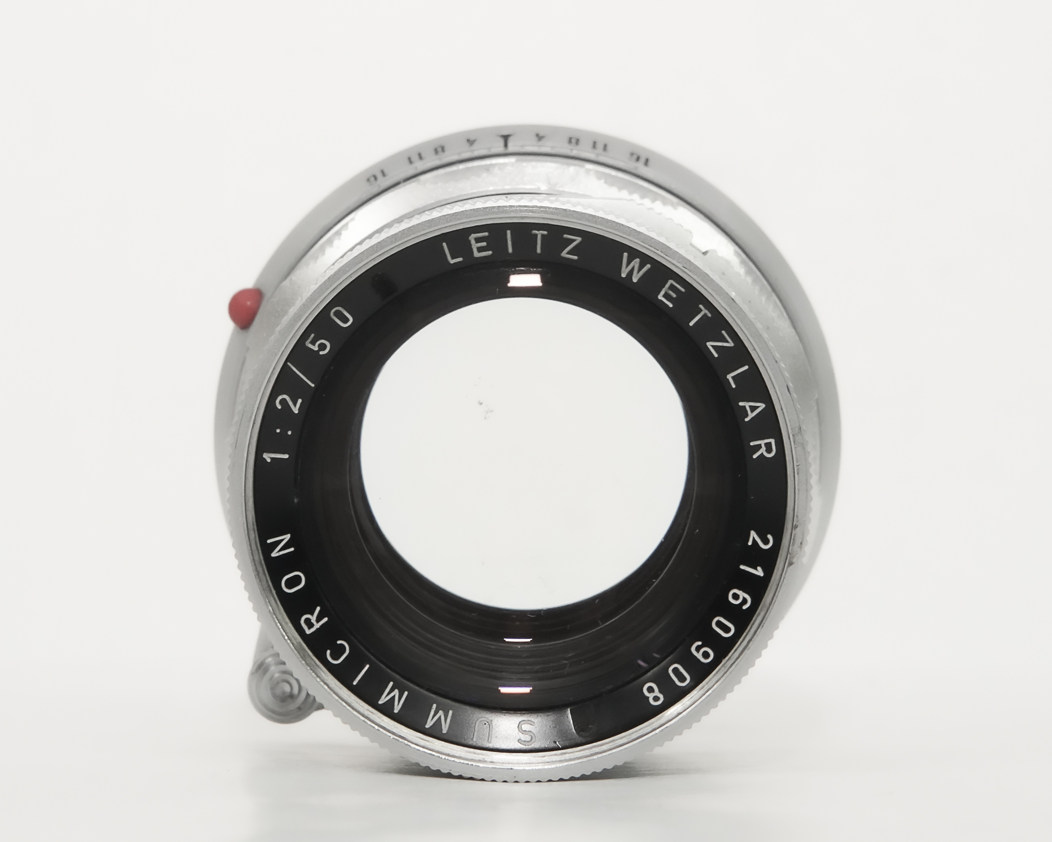 50/2 Summicron  SN.2160908  (Made in Germany) ライカＭ用    距離計連動　第1世代  後期型（最終盤）1966年製の画像