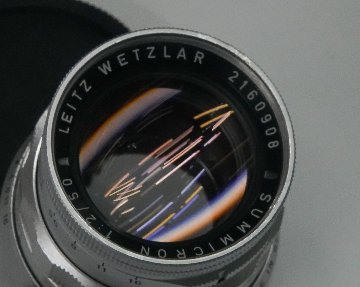 50/2 Summicron  SN.2160908  (Made in Germany) ライカＭ用    距離計連動　第1世代  後期型（最終盤）1966年製の画像