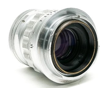 50/2 Summicron L#1545755  固定鏡胴の前期型 (Made in Germany) ライカＭ用  専用メタルフード付 (12585)  距離計連動 283gの画像