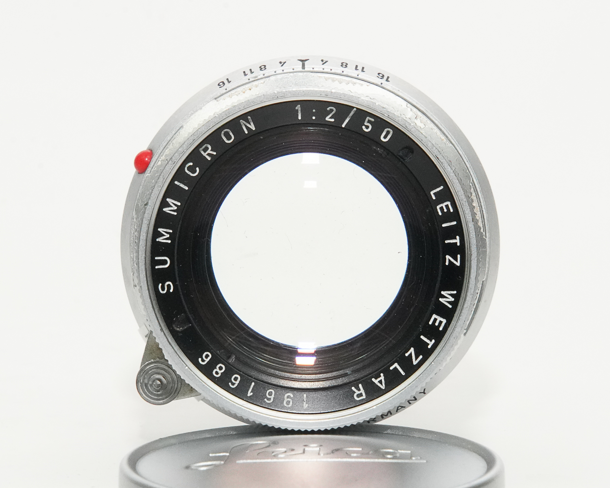 50/2 Summicron  SN.1961686   (Made in Germany) ライカＭ用    距離計連動 252gの画像