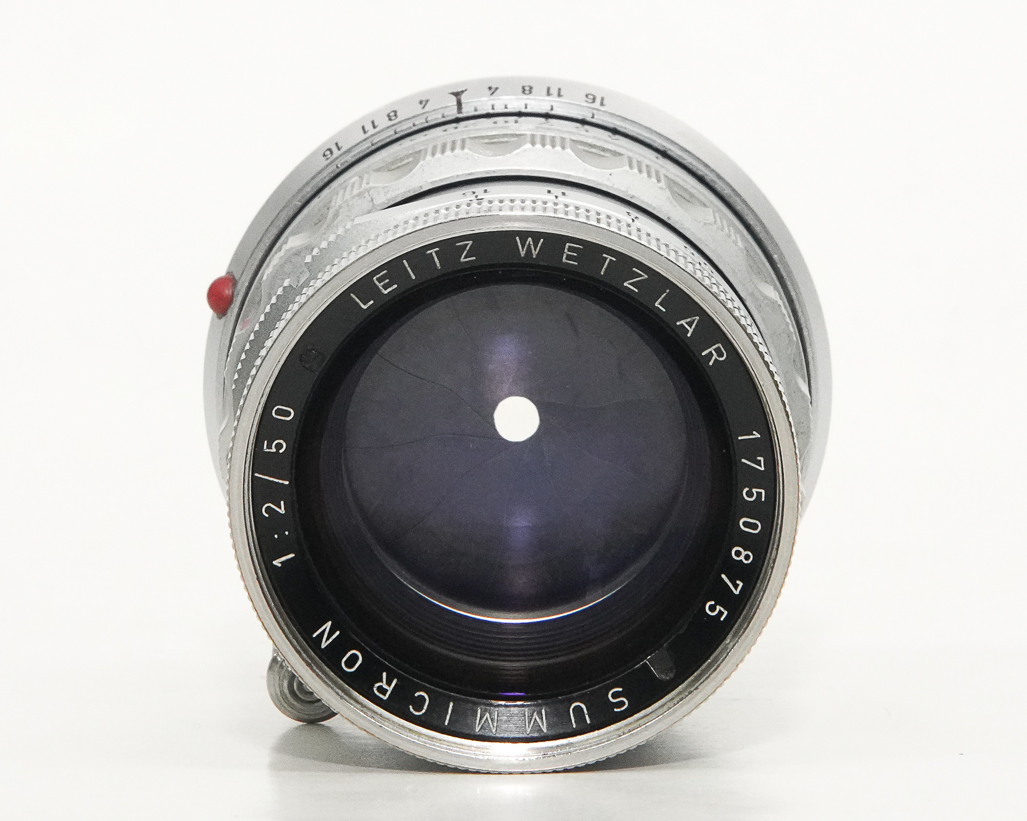 50/2 Summicron  SN.1750875 (Made in Germany) ライカＭ用    距離計連動　第1世代  中〜後期型　1960年製の画像
