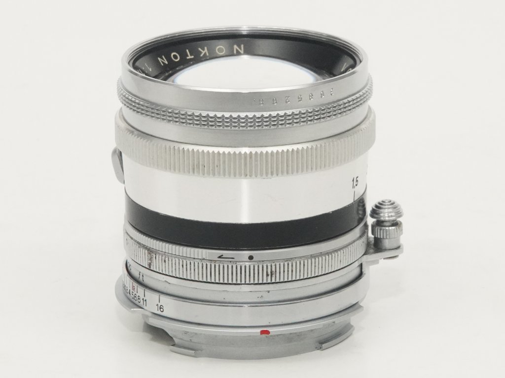 50mm F1.5 NOKTON  (Voigtlander) Prominent レンズ  ライカL39(バルナック)　L/Mアダプタマウント付　距離計連動の画像