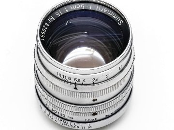 50/1.5  Summarit　L#820981  Ernst Leitz Wetzlar   ライカL39 & M 用の画像