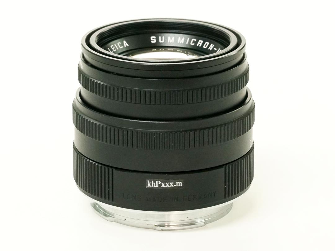 50/2 Summicron L#3655357  固定鏡胴 (Made in Germany) ライカＭ用  フード組み込み 距離計連動 240gの画像