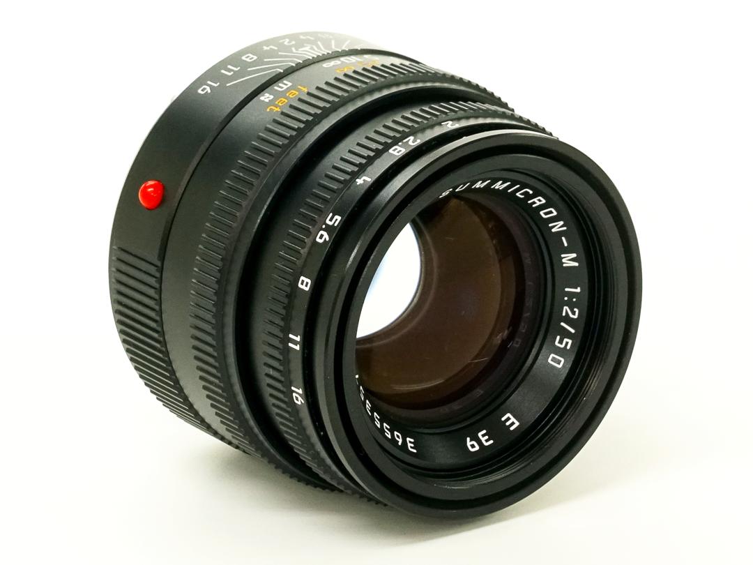 50/2 Summicron L#3655357  固定鏡胴 (Made in Germany) ライカＭ用  フード組み込み 距離計連動 240gの画像