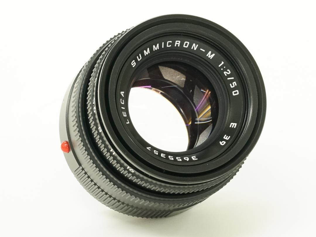 50/2 Summicron L#3655357  固定鏡胴 (Made in Germany) ライカＭ用  フード組み込み 距離計連動 240gの画像