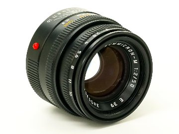 50/2 Summicron L#3655357  固定鏡胴 (Made in Germany) ライカＭ用  フード組み込み 距離計連動 240gの画像
