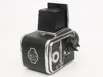 Hasselblad 500C/M  80/2.8 Planar (Cレンズ ) ブラック 12マガジン　疑似アキュートマット焦点板　 ネックストラップ付  日本語使用説明書付(コピー)の画像