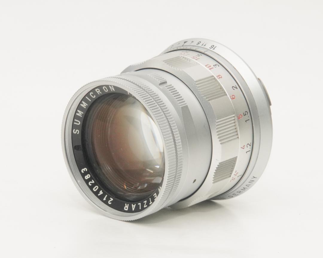 50/2 Summicron  SN.2140283  (Made in Germany) ライカＭ用    距離計連動　第1世代  後期型（最終盤）1965年製の画像