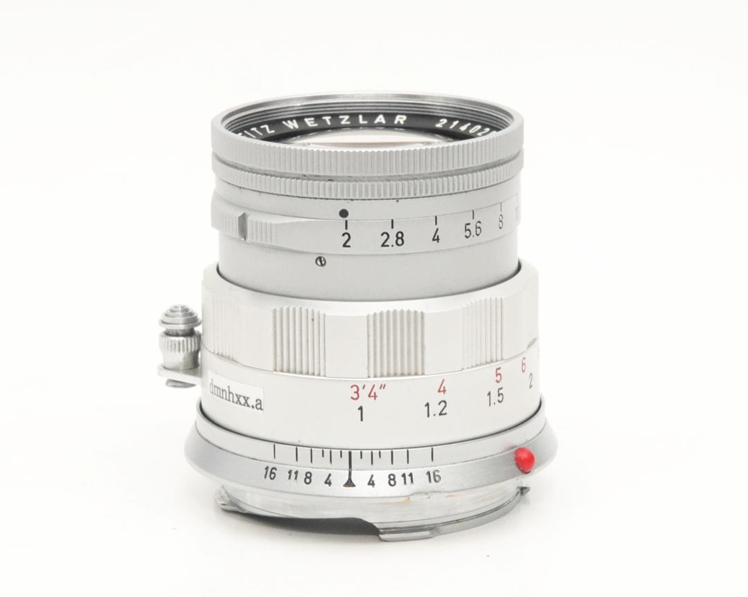 50/2 Summicron  SN.2140283  (Made in Germany) ライカＭ用    距離計連動　第1世代  後期型（最終盤）1965年製の画像