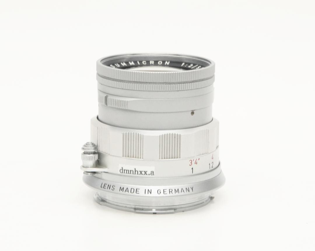 50/2 Summicron  SN.2140283  (Made in Germany) ライカＭ用    距離計連動　第1世代  後期型（最終盤）1965年製の画像
