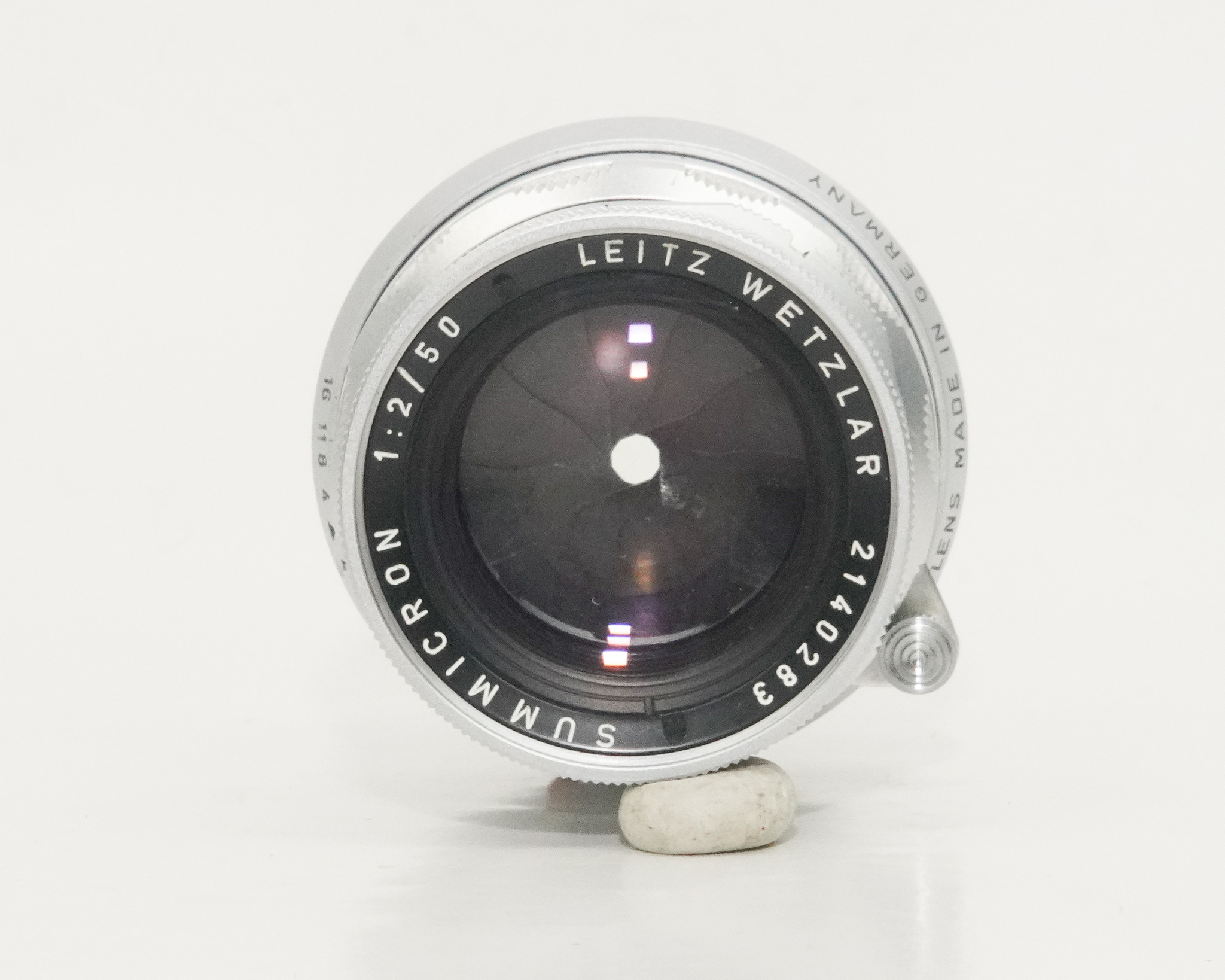 50/2 Summicron  SN.2140283  (Made in Germany) ライカＭ用    距離計連動　第1世代  後期型（最終盤）1965年製の画像