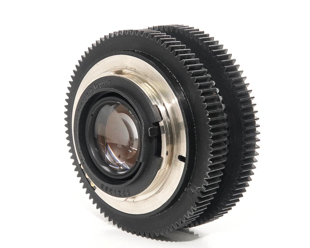 50/1.8  MC P (Pancolar)  Carl Zeiss Jena DDR シネ、ムービー用レンズ改装レンズ,　プラクチカBマウント → Sony E マウント用アダプター付 の画像