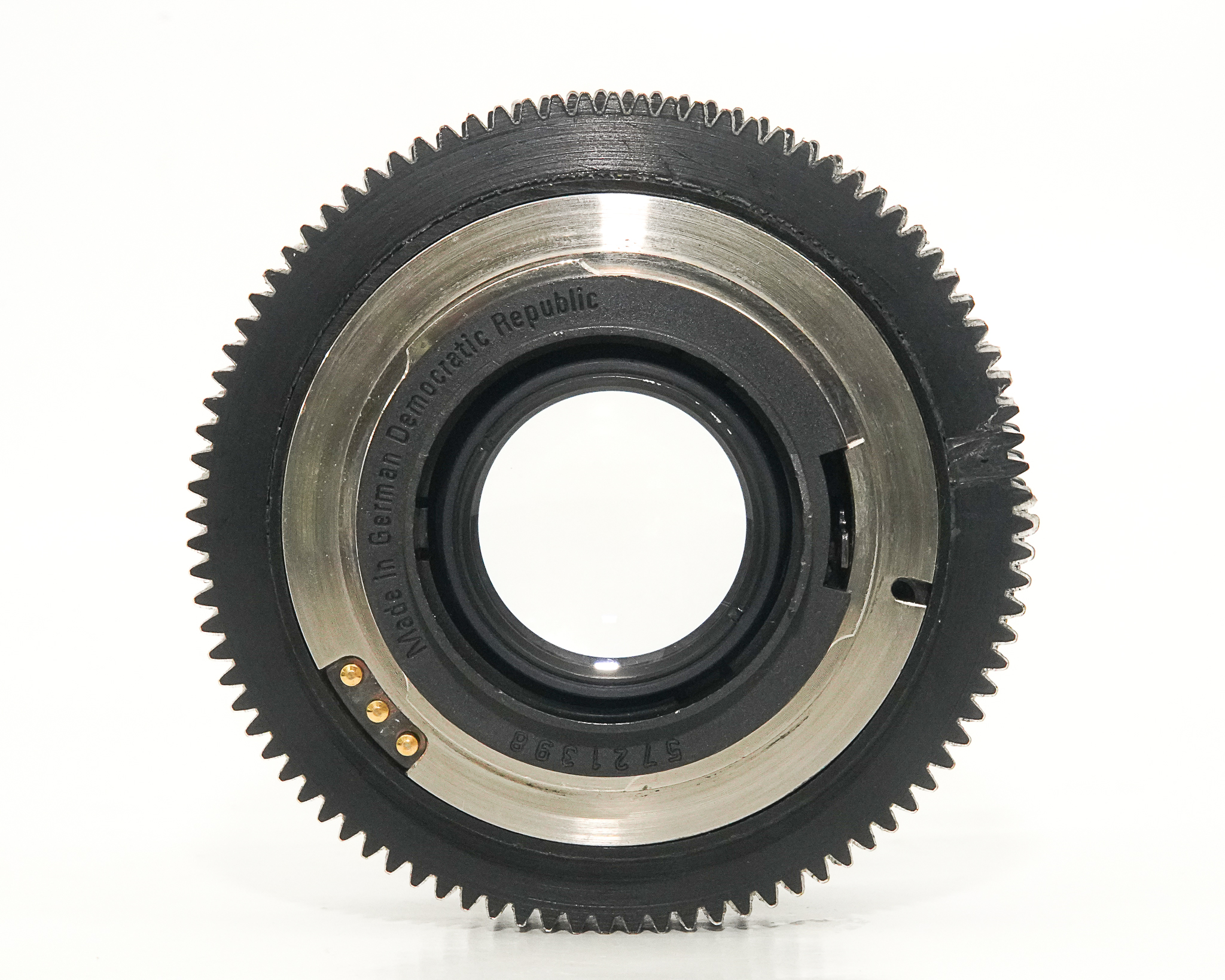 50/1.8  MC P (Pancolar)  Carl Zeiss Jena DDR シネ、ムービー用レンズ改装レンズ,　プラクチカBマウント → Sony E マウント用アダプター付 の画像