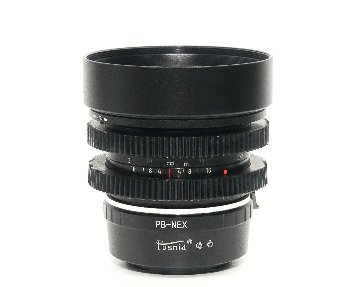 50/1.8  MC P (Pancolar)  Carl Zeiss Jena DDR シネ、ムービー用レンズ改装レンズ,　プラクチカBマウント → Sony E マウント用アダプター付 の画像