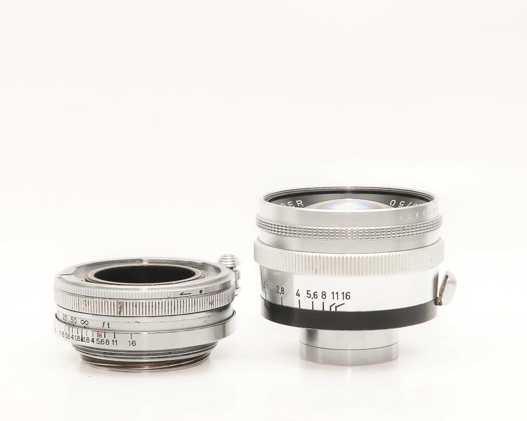 50/1.5 NOKTON    L/Mマウント (Voigtlander Germany) 　距離計連動   Sn 3685268の画像