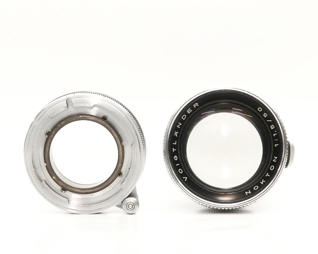 50/1.5 NOKTON    L/Mマウント (Voigtlander Germany) 　距離計連動   Sn 3685268の画像