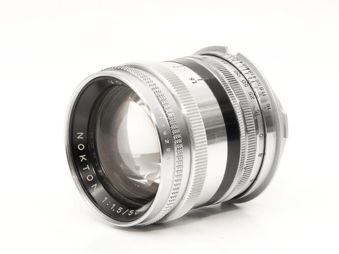 50/1.5 NOKTON    L/Mマウント (Voigtlander Germany) 　距離計連動   Sn 3685268の画像