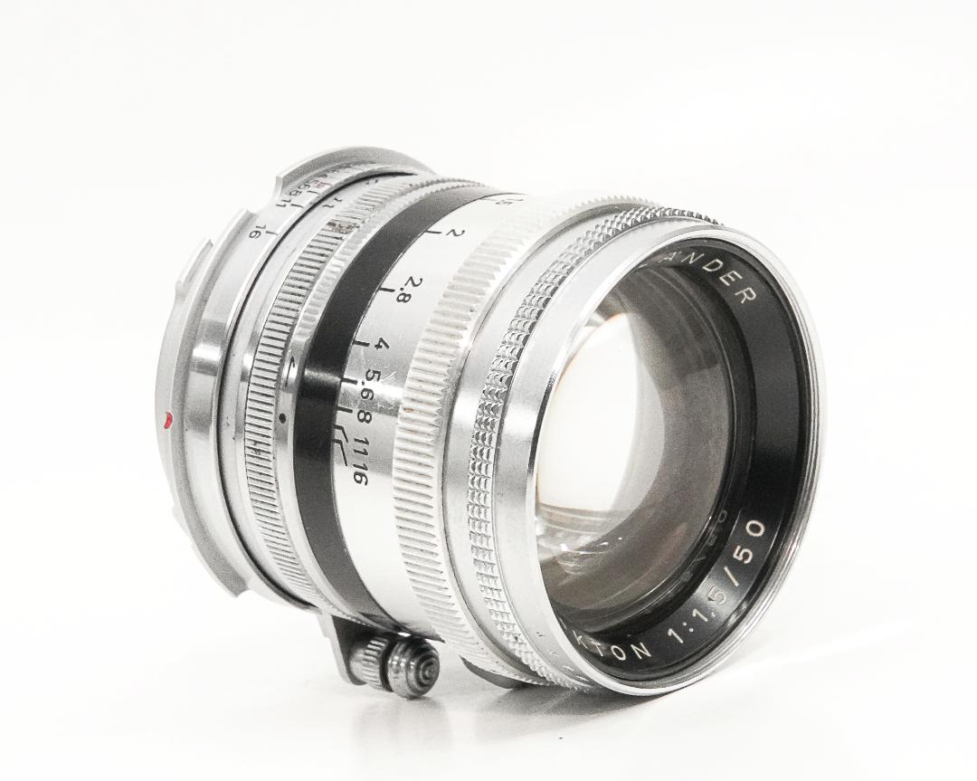 50/1.5 NOKTON    L/Mマウント (Voigtlander Germany) 　距離計連動   Sn 3685268の画像