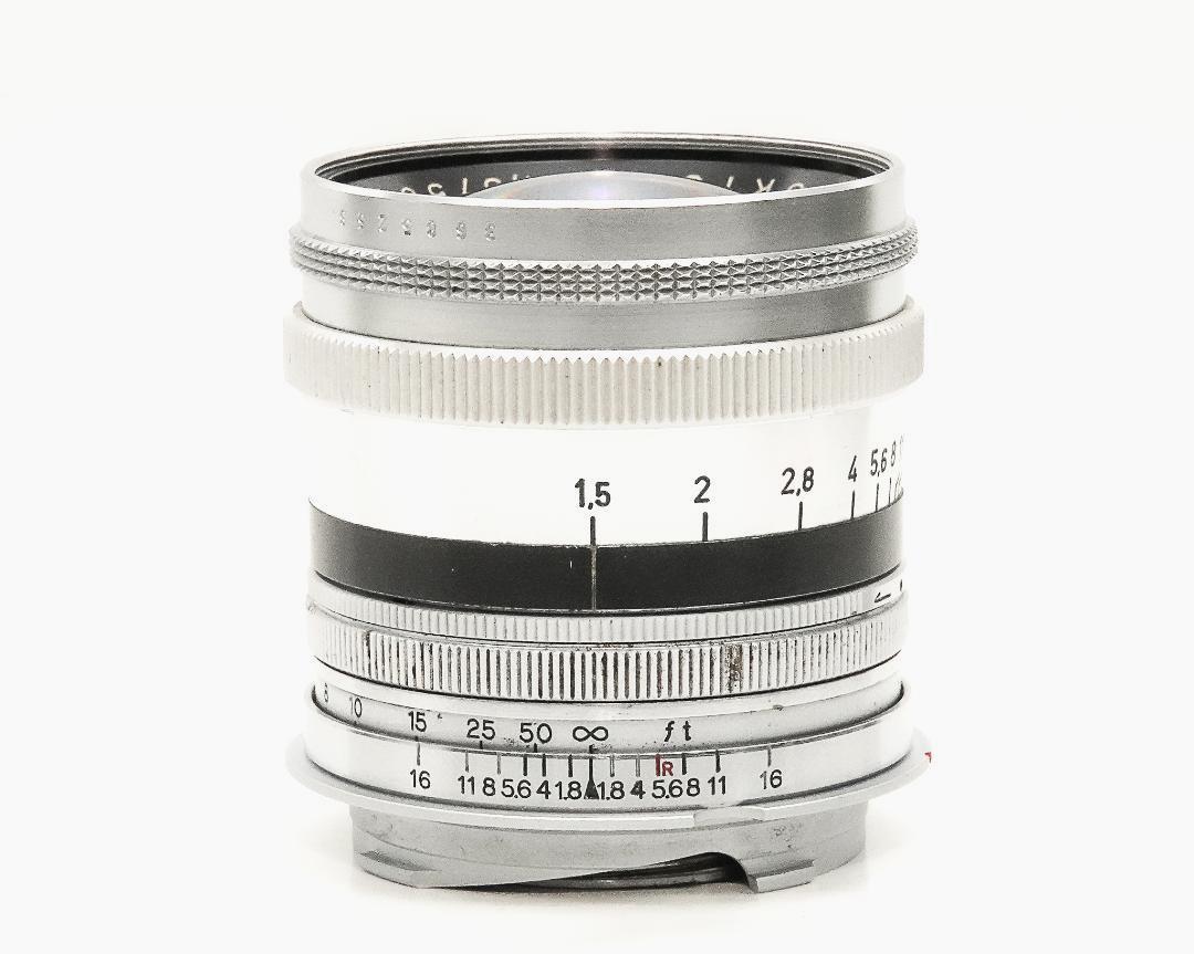 50/1.5 NOKTON    L/Mマウント (Voigtlander Germany) 　距離計連動   Sn 3685268の画像