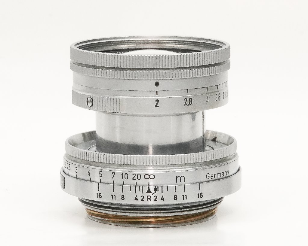 50/2 Summicron 沈胴    Sn,1104259  Wetzlar (Germany) ライカスクリュー      第1世代（1st）  アトムlensの画像
