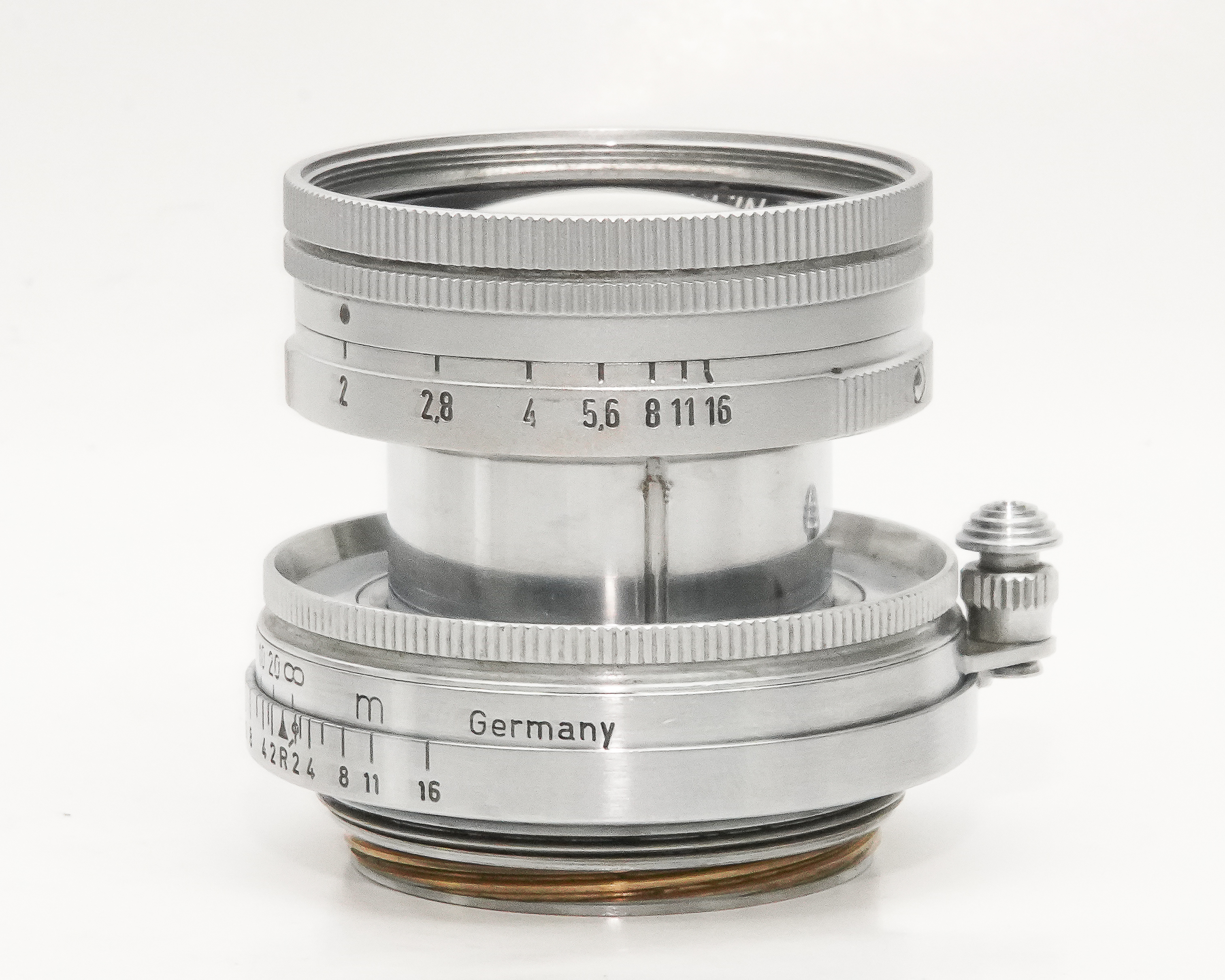 50/2 Summicron 沈胴    Sn,1104259  Wetzlar (Germany) ライカスクリュー      第1世代（1st）  アトムlensの画像