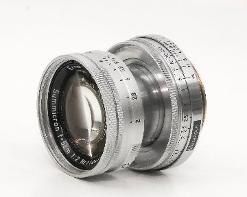 50/2 Summicron 沈胴    Sn,1104259  Wetzlar (Germany) ライカスクリュー      第1世代（1st）  アトムlensの画像