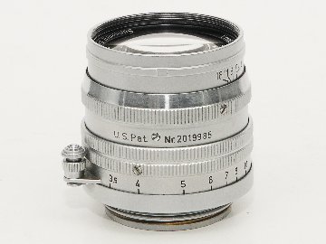 50mm F1.5 Summarit  Sn801091 ライカスクリュー(L39)用  専用純正フィルター・前後キャップ付、フード付(他社製)の画像