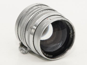 50mm F1.5 Summarit  Sn801091 ライカスクリュー(L39)用  専用純正フィルター・前後キャップ付、フード付(他社製)の画像