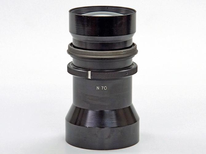 600/8 Tele-Tessar (Carl Zeiss Jena ) Barrel Lens　真円絞り 11×14inカバー 軍用レンズの画像