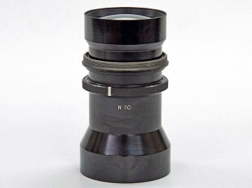 600/8 Tele-Tessar (Carl Zeiss Jena ) Barrel Lens　真円絞り 11×14inカバー 軍用レンズの画像