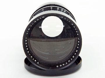 600/8 Tele-Tessar (Carl Zeiss Jena ) Barrel Lens　真円絞り 11×14inカバー 軍用レンズの画像