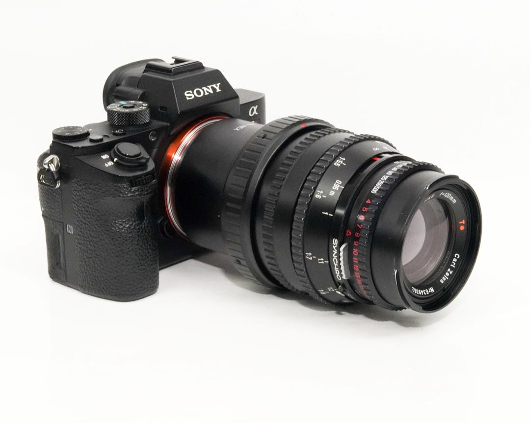 HASSELBLAD - SONY E ( ハッセル Vシステムマウントのレンズを→SONY / Eカメラへ) ∞ OK の画像